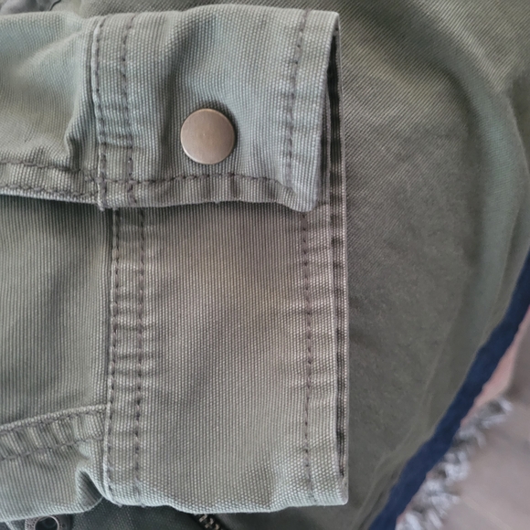 Olive Green Utility Jacket - Picture 4 of 8